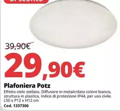 Cielo - Plafoniera Potz Cielo - Plafoniera Potz
