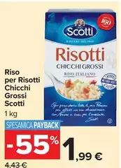 Scotti - Riso Per Risotti Chicchi Grossi Scotti - Riso Per Risotti Chicchi Grossi