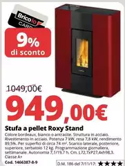 Stufa A Pellet ROXY Stand