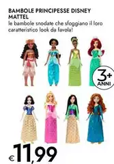 Mattel - Bambole Principesse Disney