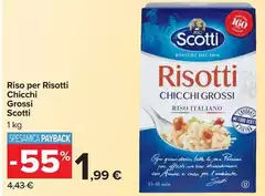 Scotti - Riso Per Risotti Chicchi Grossi Scotti - Riso Per Risotti Chicchi Grossi