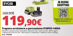 Ryobi - Trapano Avvitatore A Percussione R18Pd3-14osa Ryobi - Trapano Avvitatore A Percussione R18Pd3-14osa