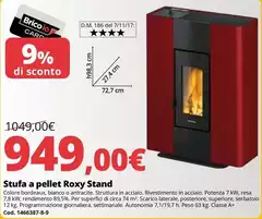 Stufa A Pellet ROXY Stand