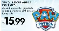 Paw Patrol - Veicoli Rescue Wheels