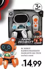 Gig - Rc Robot Radiocomandato Danzante  Tech