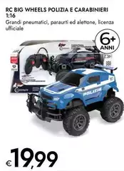Rc Big Wheels Polizia E Carabinieri