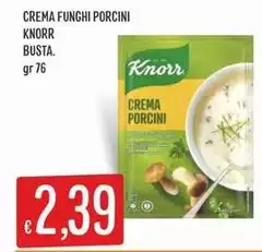 Knorr - Crema Funghi Porcini Busta Knorr - Crema Funghi Porcini Busta