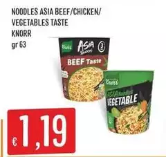 Knorr - Noodles Asia Beef Knorr - Noodles Asia Beef
