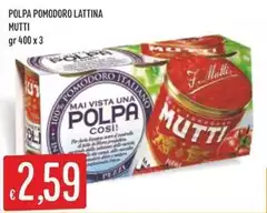 Mutti - Polpa Pomodoro Lattina