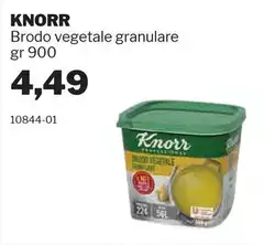 Knorr - Brodo Vegetale Granulare Knorr - Brodo Vegetale Granulare