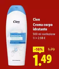 Cien - Crema Corpo Idratante Cien - Crema Corpo Idratante