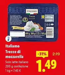 Italiamo - Trecce Di Mozzarella Italiamo - Trecce Di Mozzarella
