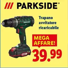Parkside - Trapano Avvitatore Ricaricabile Parkside - Trapano Avvitatore Ricaricabile