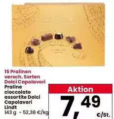 Lindt - Dolci Capolavori Praline Cioccolato Lindt - Dolci Capolavori Praline Cioccolato