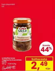 Saclà - Le Mediterrane Toggigische Snocciolate Saclà - Le Mediterrane Toggigische Snocciolate