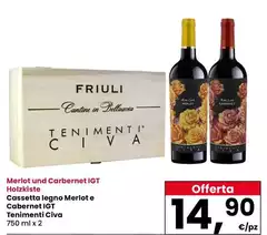 Tenimenti civa - Cassetta Legno Merlot E Cabernet IGT