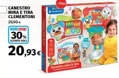 Clementoni - Canestro Mira E Tira Clementoni - Canestro Mira E Tira