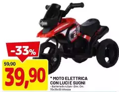 Moto Elettrica Con Luci E Suoni Moto Elettrica Con Luci E Suoni
