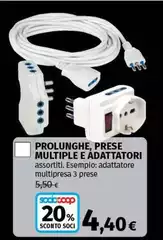 Prolunghe, Prese Multiple E Adattatori Prolunghe, Prese Multiple E Adattatori