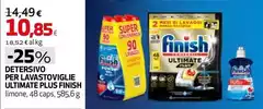 Finish - Detersivo Per Lavastoviglie Ultimate Plus