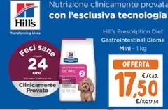 Hill's - Prescription Diet Gastrointestinal Biome Mini Hill's - Prescription Diet Gastrointestinal Biome Mini