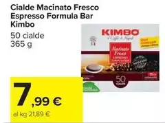 Kimbo - Cialde Macinato Fresco Espresso Formula Bar