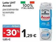 Granarolo - Latte UHT Accadi Granarolo - Latte UHT Accadi