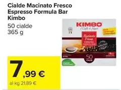 Kimbo - Cialde Macinato Fresco Espresso Formula Bar