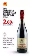 Mantovani - Vino Lambrusco DOP Castello Mantovani - Vino Lambrusco DOP Castello