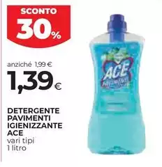 Ace - Detergente Pavimenti Igienizzante Ace - Detergente Pavimenti Igienizzante