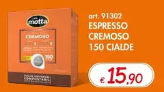Motta - Espresso Cremoso 150 Cialde Motta - Espresso Cremoso 150 Cialde
