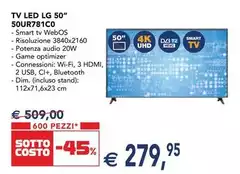 LG - Tv Led 50" 50UR78LCO