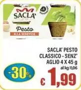 Saclà - Pesto Classico - Senz' Aglio Saclà - Pesto Classico - Senz' Aglio
