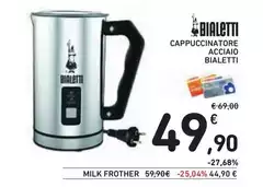 Bialetti - Cappuccinatore Acciaio Bialetti - Cappuccinatore Acciaio