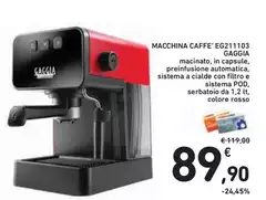 Gaggia - Macchina Caffe' EGM1103 Gaggia - Macchina Caffe' EGM1103