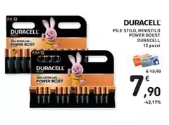 Duracell - Pile Stilo, Ministilo Power Boost Duracell - Pile Stilo, Ministilo Power Boost