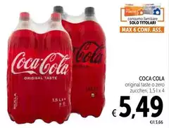 Coca Cola - Original Taste O Zero Zuccheri