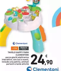 Clementoni - Tavolo Happy Park Clementoni - Tavolo Happy Park