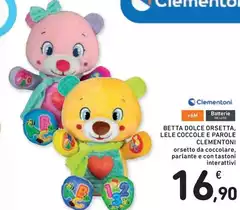 Clementoni - Betta Dolce Orscetta, Lele Coccole E Parole Clementoni - Betta Dolce Orscetta, Lele Coccole E Parole