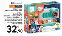 Clementoni - Proiettore Raccontastorie Plus Disney Clementoni - Proiettore Raccontastorie Plus Disney