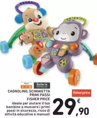 Fisher Price - Cagnolino, Scimmietta Primi Passi Fisher Price - Cagnolino, Scimmietta Primi Passi