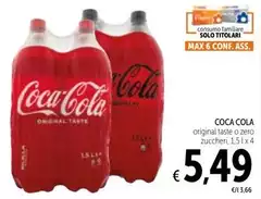 Coca Cola - Original Taste O Zero Zuccheri