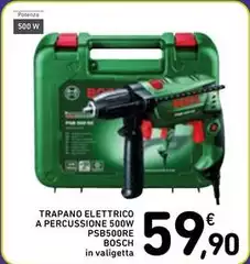 Bosch - Trapano Elettrico A Percussione 500w Psb500re