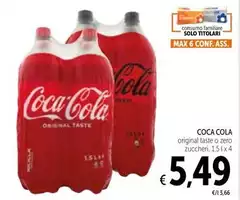 Coca Cola - Original Taste O Zero Zuccheri