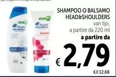 Head & Shoulders - Shampoo O Balsamo Head & Shoulders - Shampoo O Balsamo