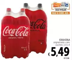 Coca Cola - Original Taste O Zero Zuccheri