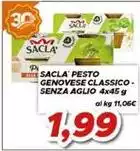 Saclà - Pesto Genovese Classico- Senza Aglio Saclà - Pesto Genovese Classico- Senza Aglio