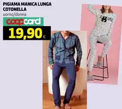 Cotonella - Pigiama Manica Lunga