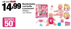 Globo - Bambolotto Con Bolle E Accessori Globo - Bambolotto Con Bolle E Accessori