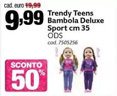 Ods - Trendy Teens Bambola Deluxe Sport